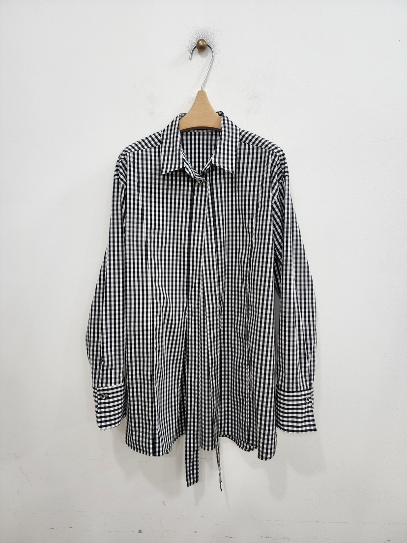 LE MIU韓國㊣直郵東大門代購女裝新品25春夏時尚襯衫蕾絲衫LE MIU襯衫/蕾絲衫圖色2
