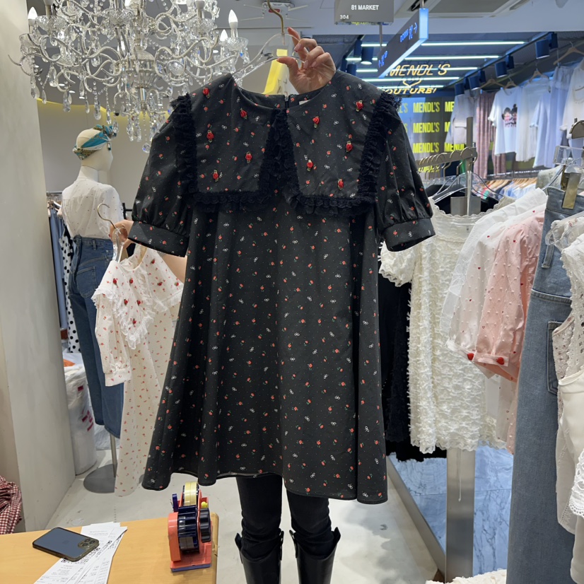 81 MARKET-L韓國直郵㊣東大門實拍女裝新款推薦人氣連衣裙81 MARKET-L連衣裙圖色2