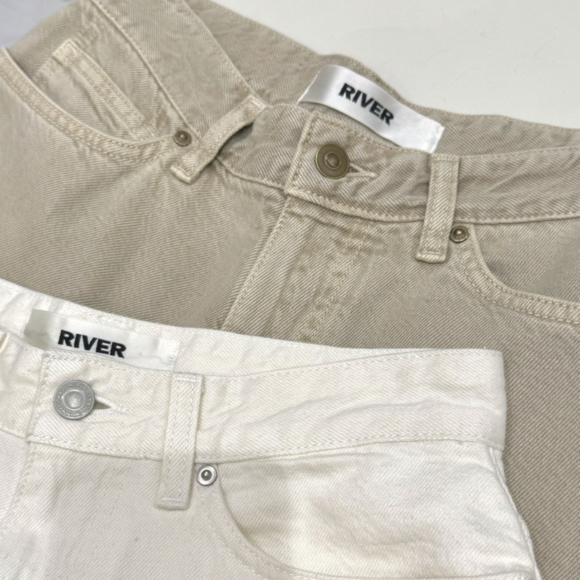 RIVER韓國㊣直郵東大門代購女裝新款25春夏熱賣時尚人氣休閑褲WATER/RIVER休閑褲