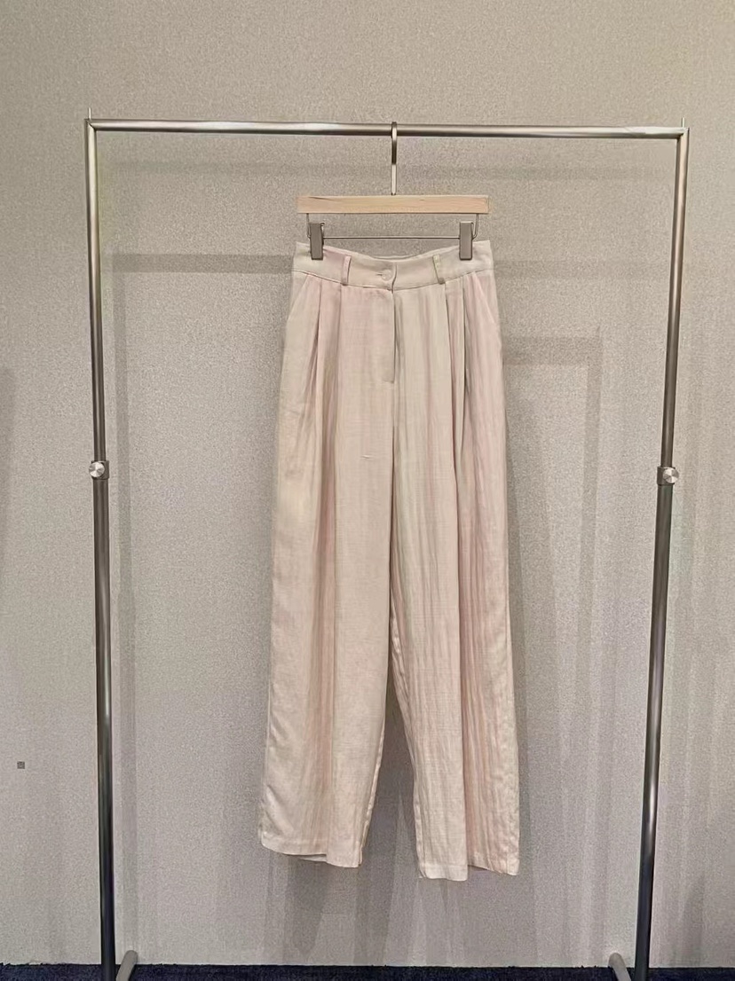 SANTAL韓國直郵㊣女裝新品25春夏推薦時尚熱賣休閑褲人字形SANTAL休閑褲圖色2