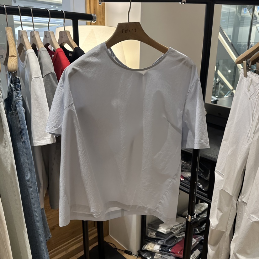 FEBRUARY 11直郵韓國代購㊣女裝新品推薦時尚襯衫蕾絲衫棉質FEBRUARY11襯衫/蕾絲衫圖色2