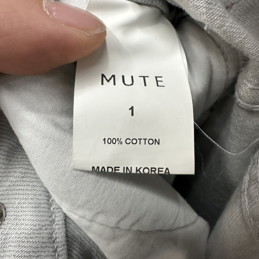 MUTE-P韓國直郵㊣女裝新款休閑時尚推薦熱賣25春夏人氣牛仔褲MUTE牛仔褲