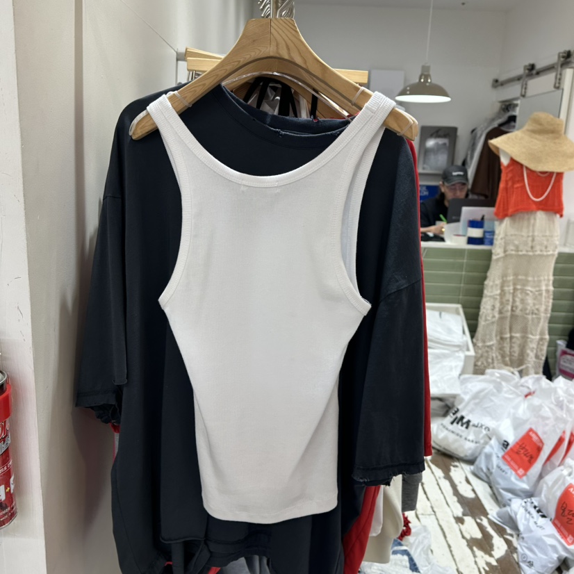ABBEYLEE韓國直郵㊣東大門實拍女裝新品推薦人氣熱賣吊帶背心ABBEYLEE吊帶/背心
