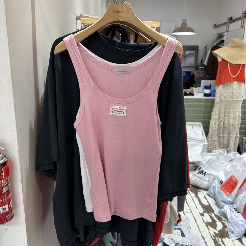 ABBEYLEE韓國直郵㊣東大門實拍女裝新品推薦人氣熱賣吊帶背心ABBEYLEE吊帶/背心圖色3