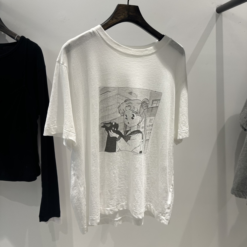 JANE BIRKIN韓國直郵㊣東大門實拍女裝新款時尚休閑25春夏T恤JANE BIRKIN設計師品牌T恤