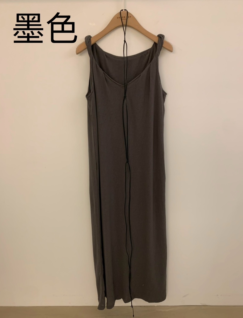 UNDER KEY直郵韓國代購㊣女裝新款人氣25春夏連衣裙含腰帶UNDER KEY連衣裙圖色3