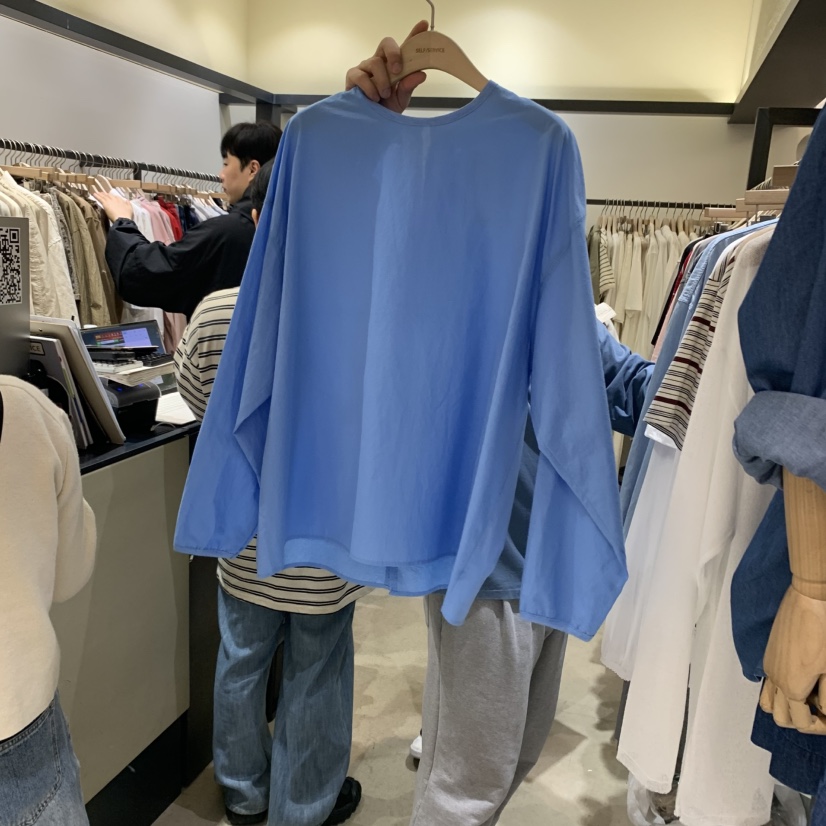 SELF SERVICE韓國㊣直郵東大門代購女裝新款時尚襯衫蕾絲衫SELF SERVICE襯衫/蕾絲衫圖色2