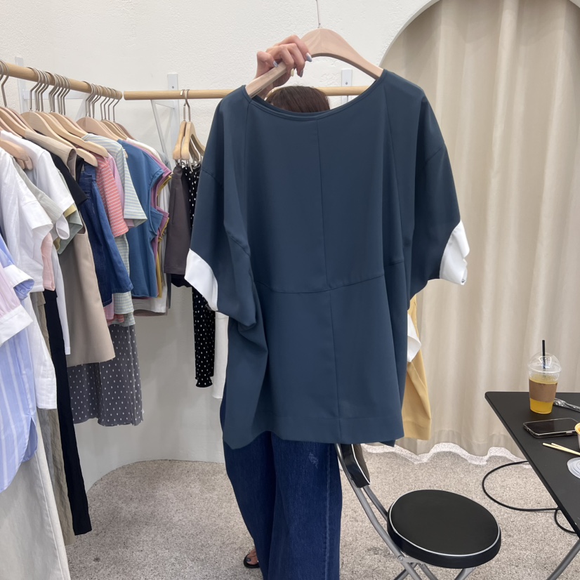 THE FUNNY韓國直郵㊣女裝新品推薦25春夏熱賣人氣襯衫蕾絲衫THE FUNNY襯衫/蕾絲衫