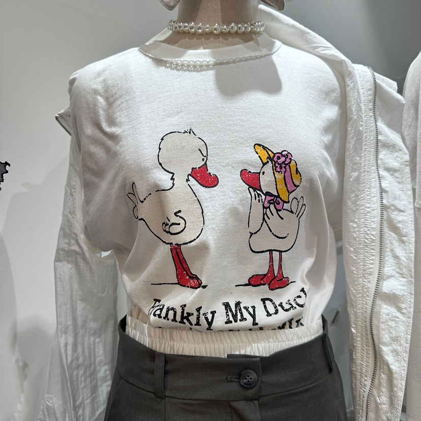 BRICKLANE韓國直郵㊣東大門實拍女裝新款休閑時尚熱賣人氣T恤BRICKLANET恤圖色1