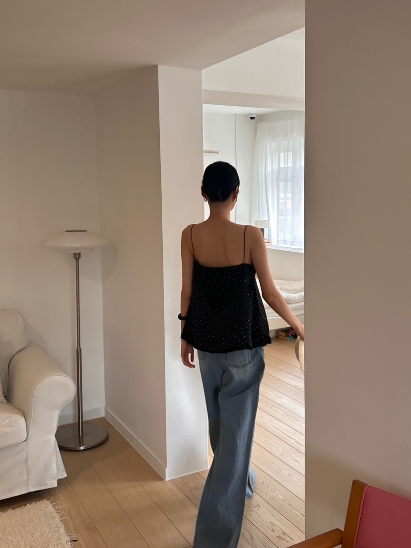 ME MO韓國直郵㊣東大門實拍女裝新品時尚熱賣吊帶背心緊身ME MO吊帶/背心