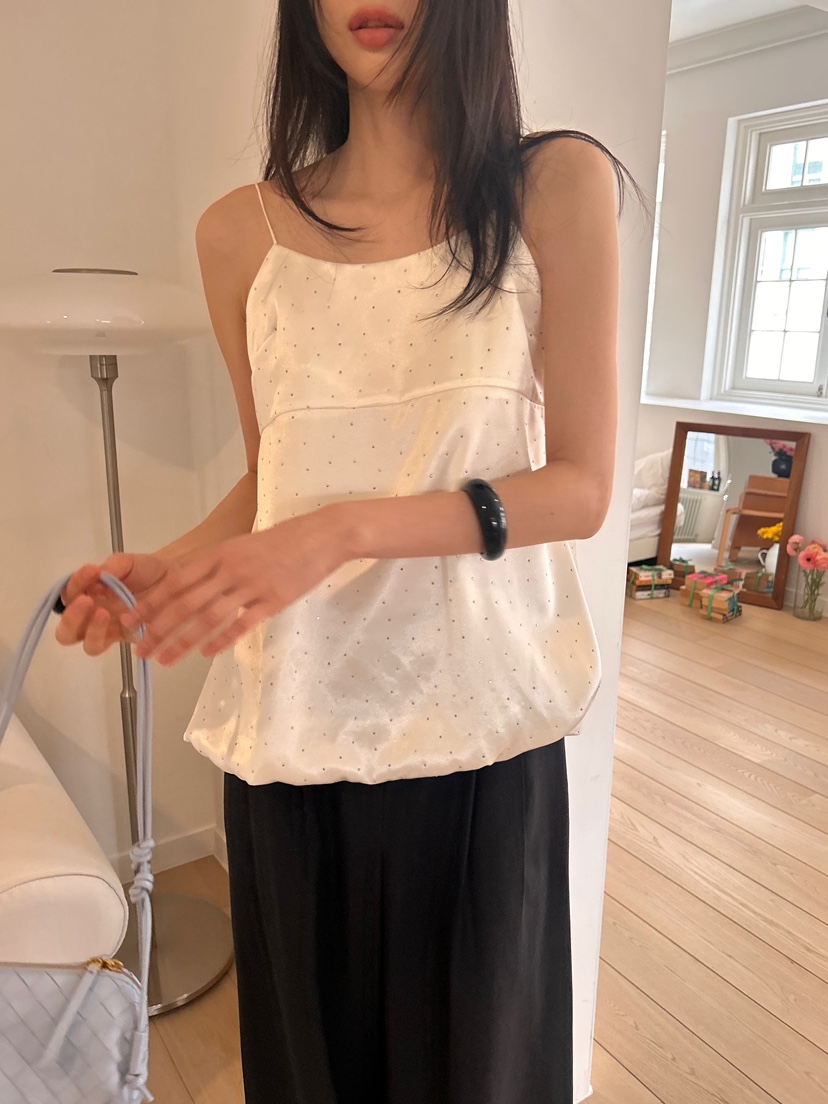 ME MO韓國直郵㊣東大門實拍女裝新品時尚熱賣吊帶背心緊身ME MO吊帶/背心圖色2