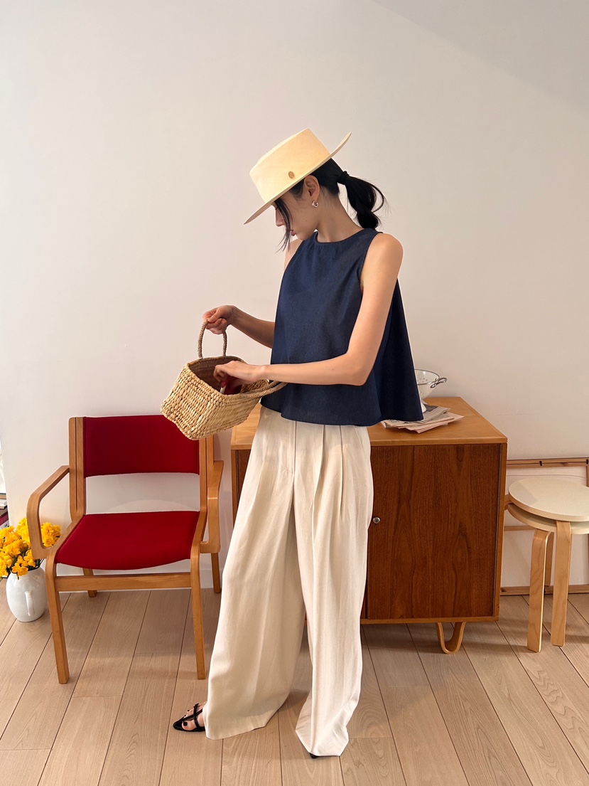 ME MO韓國直郵㊣東大門實拍女裝新款25春夏時尚休閑吊帶背心ME MO吊帶/背心