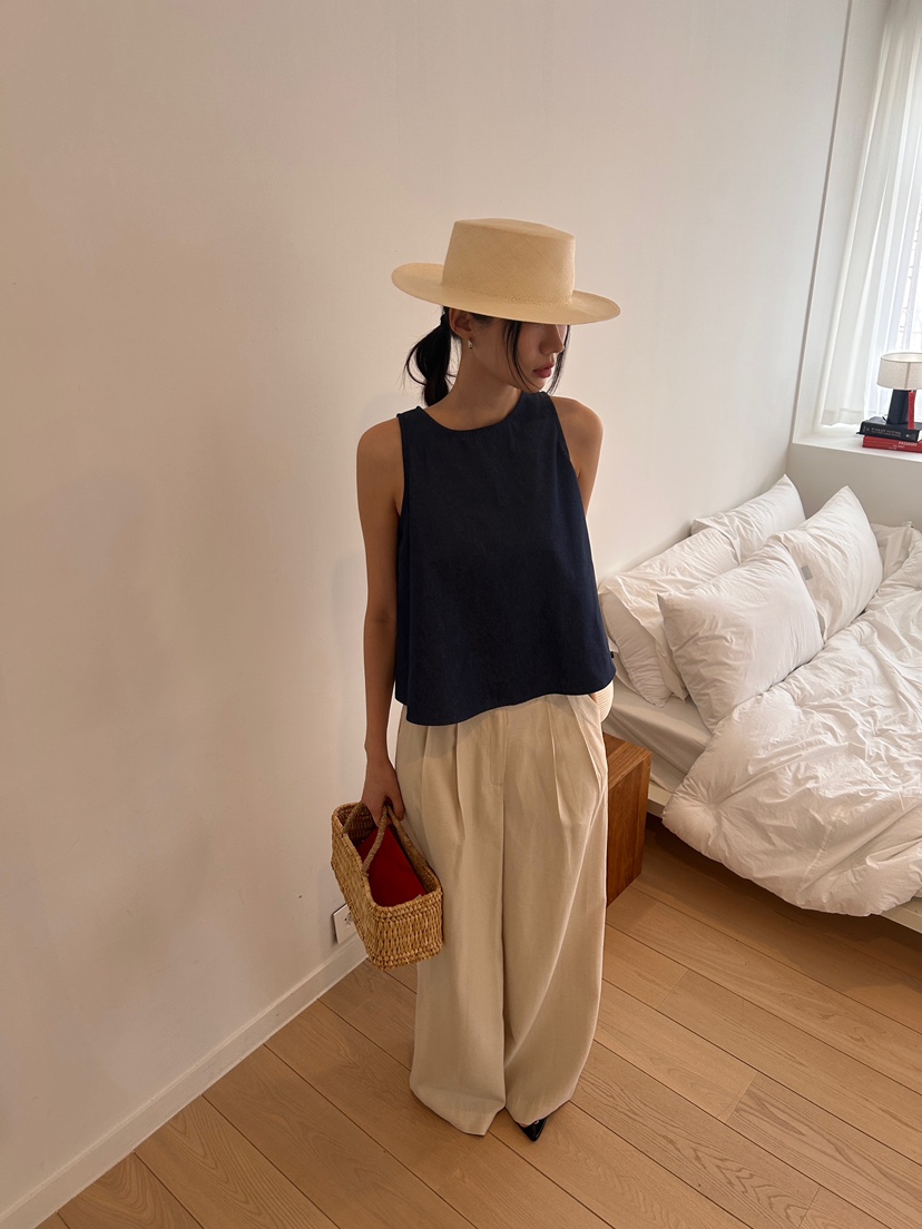 ME MO韓國直郵㊣東大門實拍女裝新款25春夏時尚休閑吊帶背心ME MO吊帶/背心