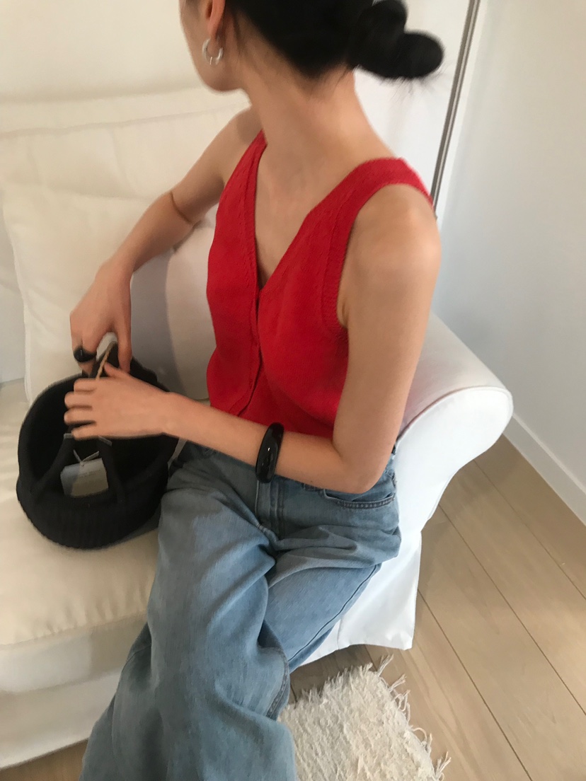 ME MO韓國直郵㊣東大門實拍女裝新款熱賣25春夏時尚人氣馬甲ME MO馬甲