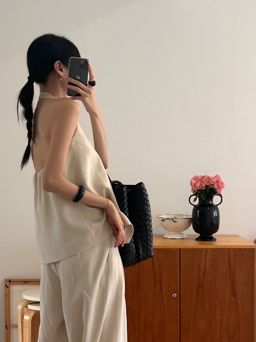 ME MO韓國直郵㊣女裝新款25春夏休閑推薦時尚人氣馬甲亞麻ME MO馬甲