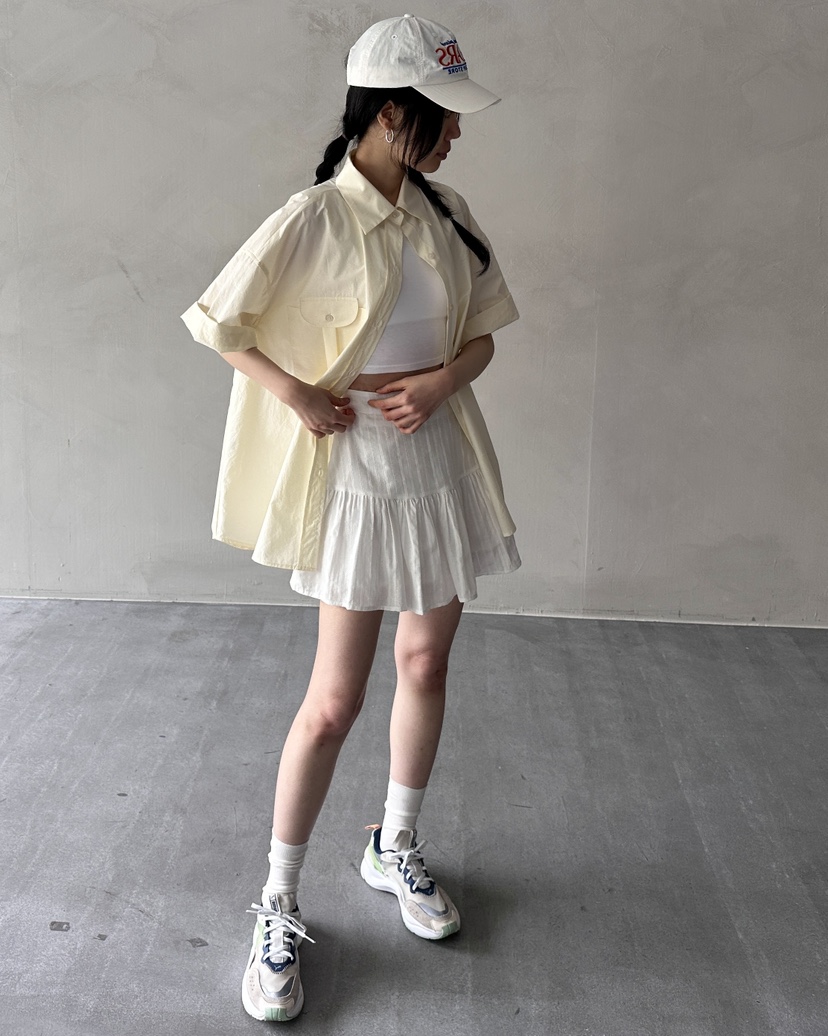 HOWDY韓國㊣直郵東大門代購女裝新款25春夏休閑推薦襯衫蕾絲衫howdy襯衫/蕾絲衫