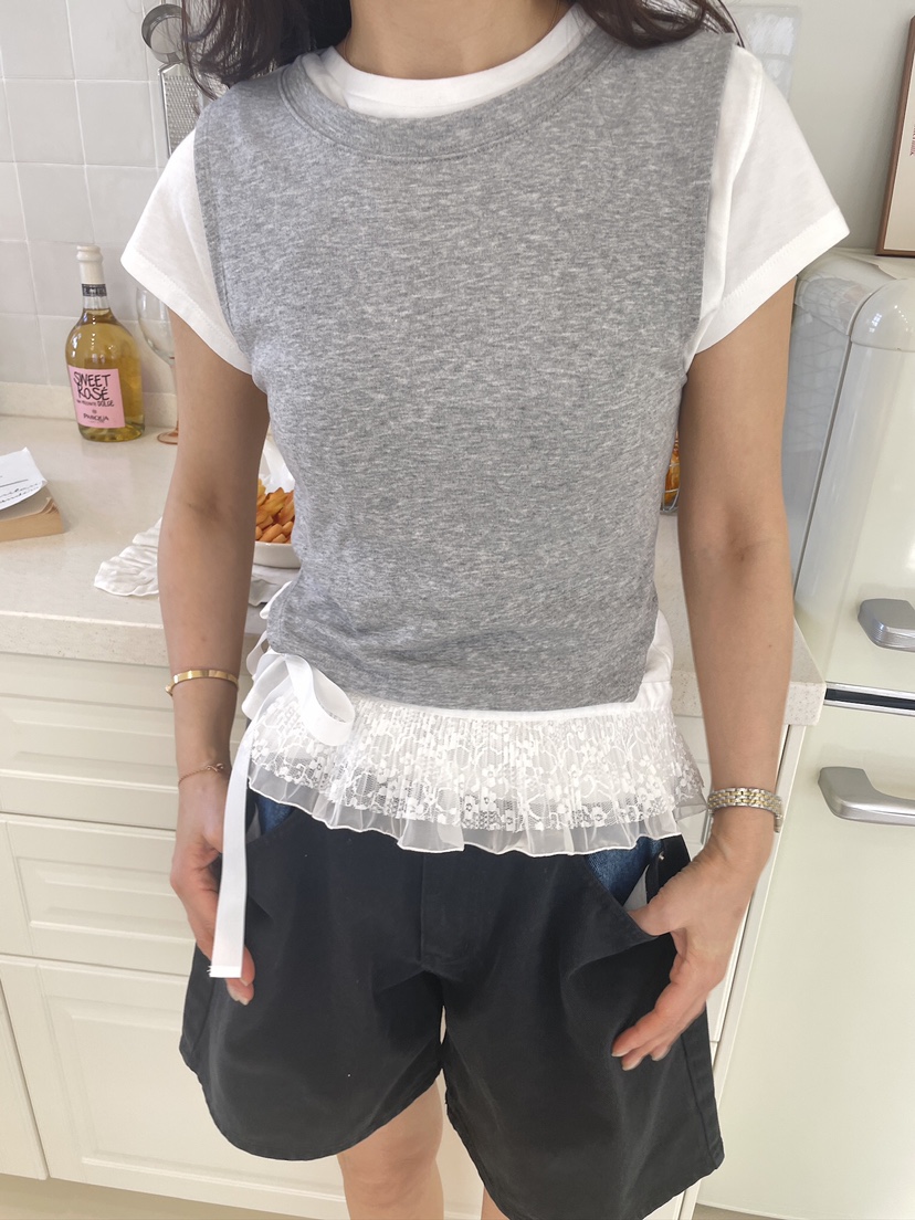 EDITION-P韓國直郵㊣東大門實拍女裝新品25春夏人氣時尚T恤EDITI_ONT恤