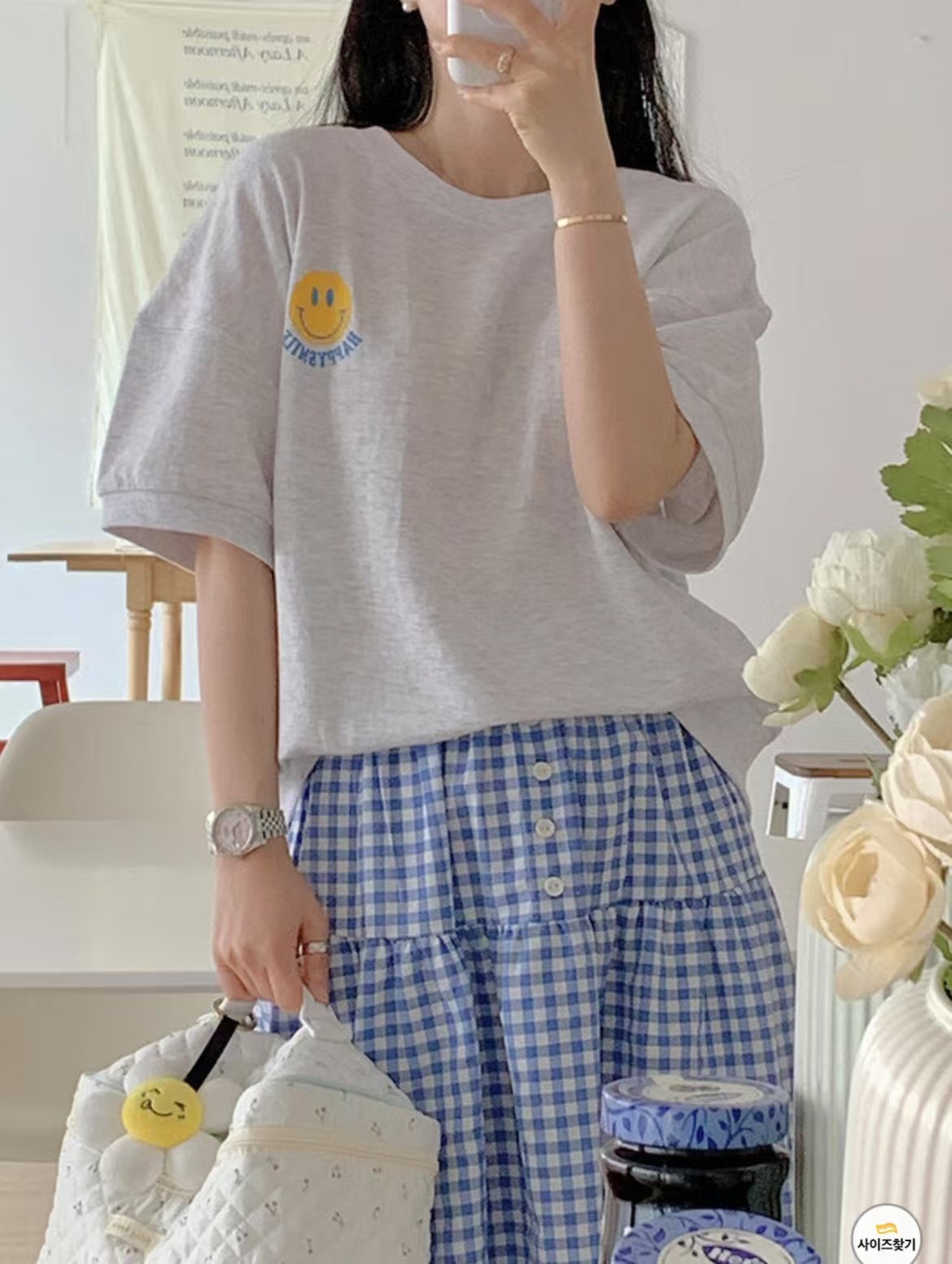 AMIABLE韓國㊣直郵東大門代購女裝新品推薦25春夏熱賣休閑T恤AMIABLET恤圖色2