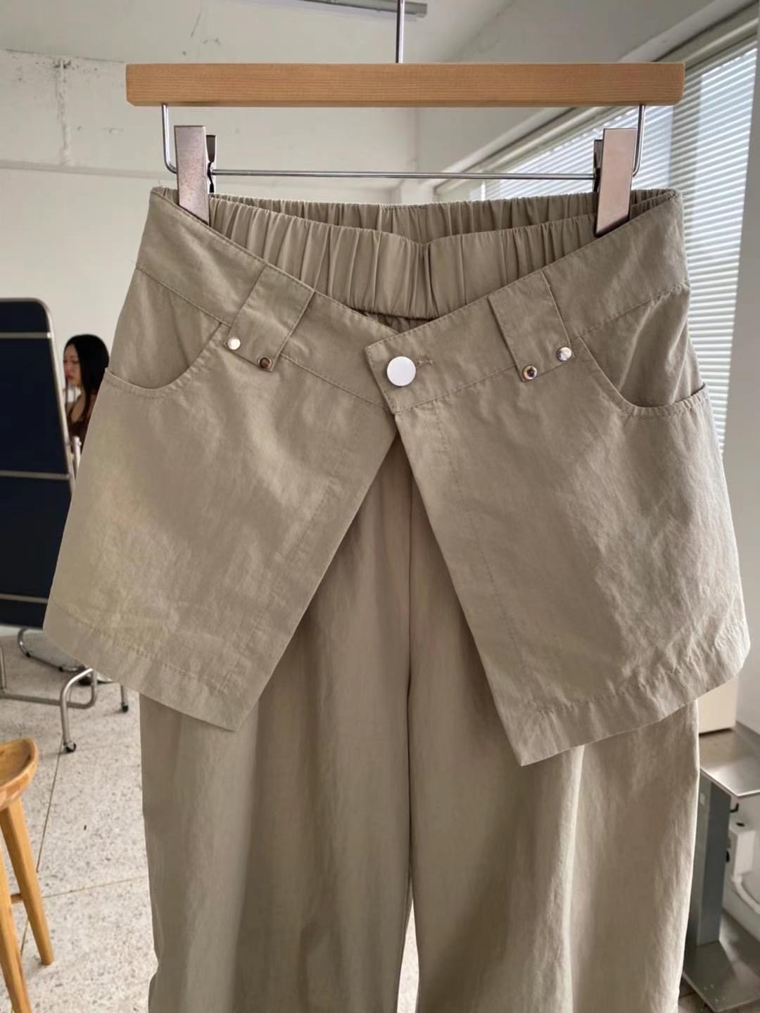 FLASH BACK直郵韓國代購㊣女裝新品25春夏時尚人氣熱賣裙褲NORMCORE裙褲