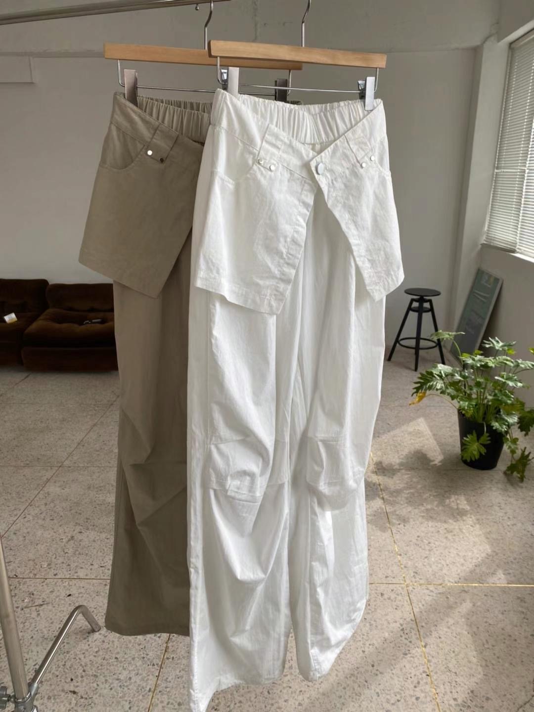 FLASH BACK直郵韓國代購㊣女裝新品25春夏時尚人氣熱賣裙褲NORMCORE裙褲