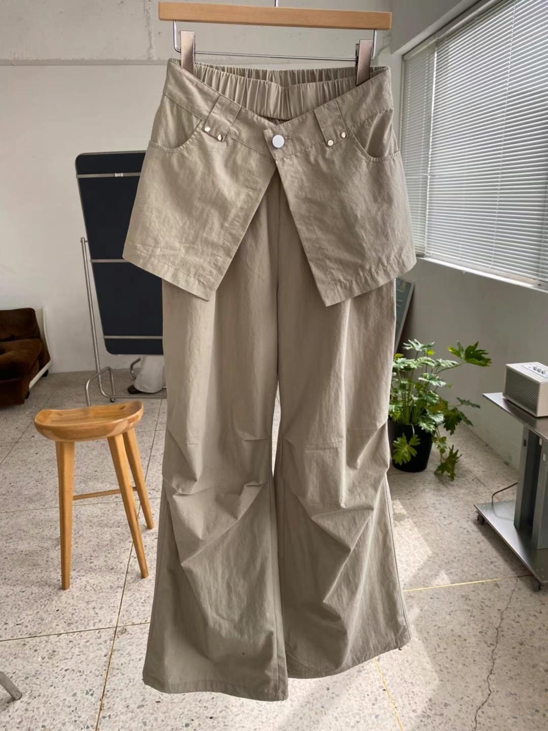 FLASH BACK直郵韓國代購㊣女裝新品25春夏時尚人氣熱賣裙褲NORMCORE裙褲