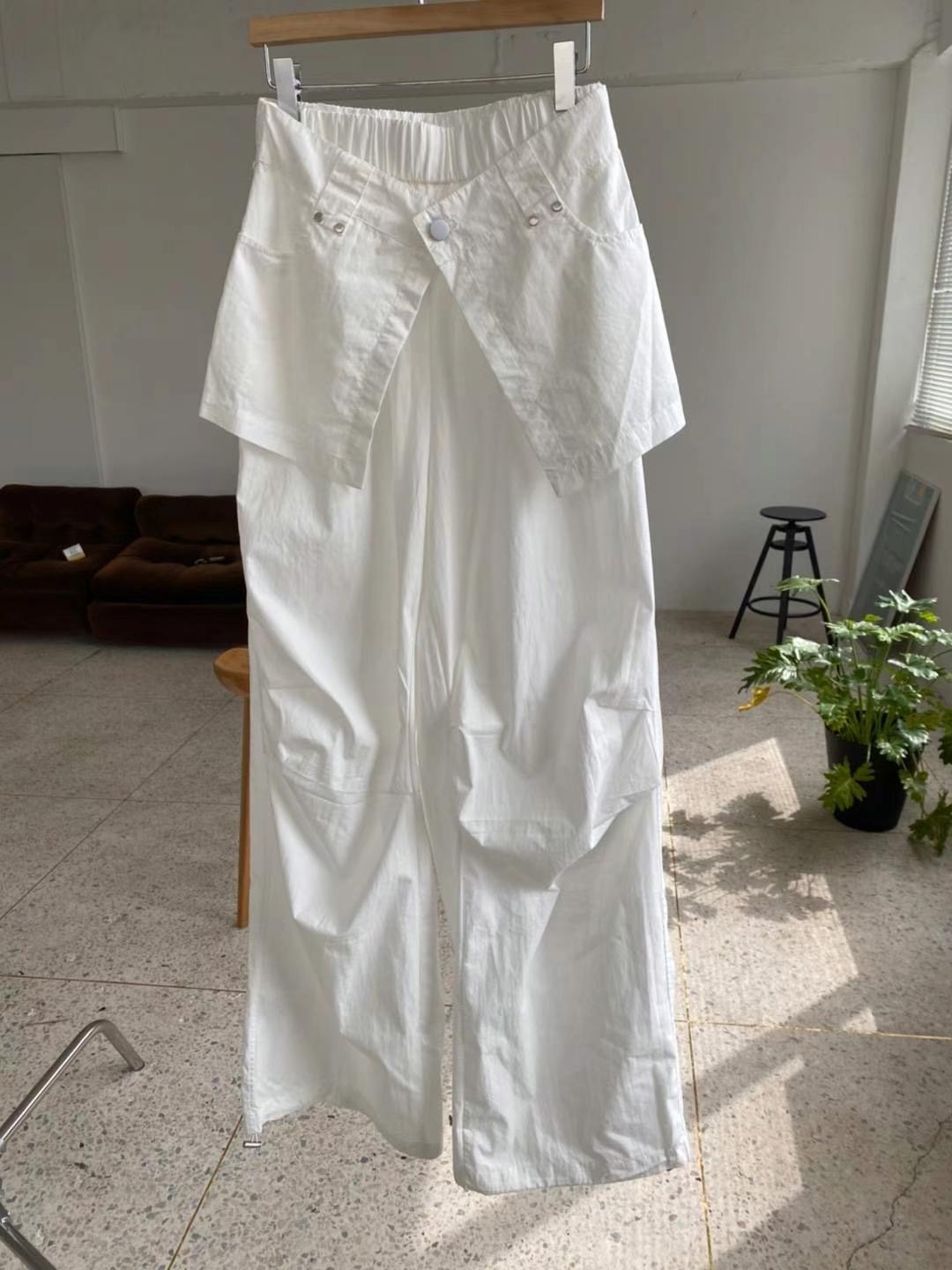 FLASH BACK直郵韓國代購㊣女裝新品25春夏時尚人氣熱賣裙褲NORMCORE裙褲圖色2