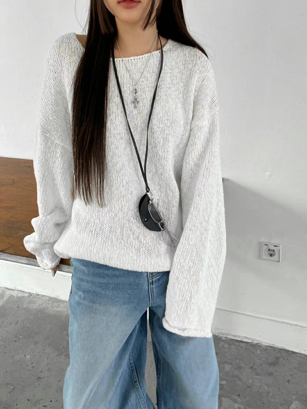 REGULAR直郵韓國代購㊣女裝新品休閑熱賣25春夏人氣時尚針織衫REGULAR針織衫