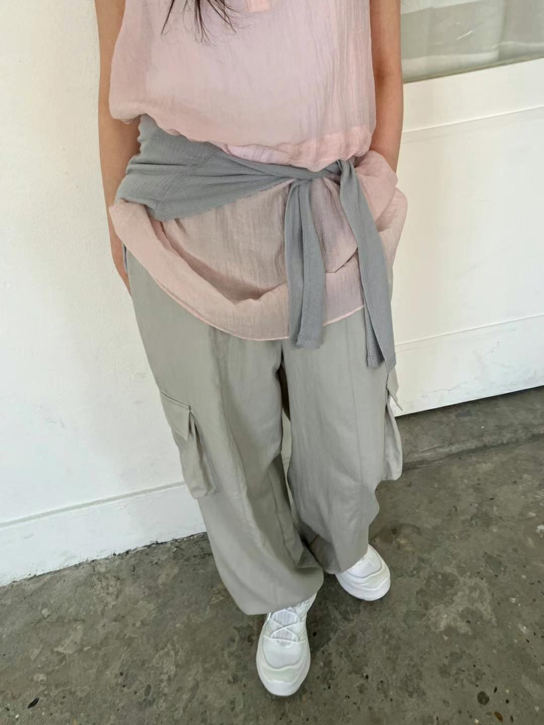 REGULAR直郵韓國代購㊣女裝新款熱賣休閑25春夏推薦休閑褲口袋REGULAR休閑褲