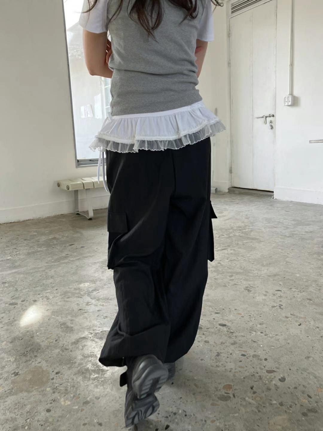 REGULAR直郵韓國代購㊣女裝新款熱賣休閑25春夏推薦休閑褲口袋REGULAR休閑褲