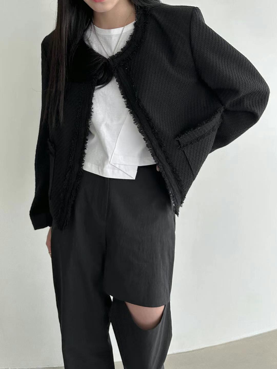 REGULAR直郵韓國代購㊣女裝新款推薦25春夏熱賣時尚夾克粗花呢REGULAR夾克