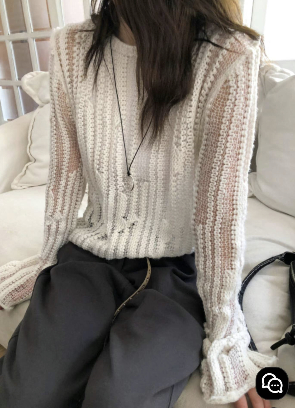 FLASH BACK韓國直郵㊣女裝新品時尚熱賣推薦25春夏人氣針織衫NORMCORE針織衫