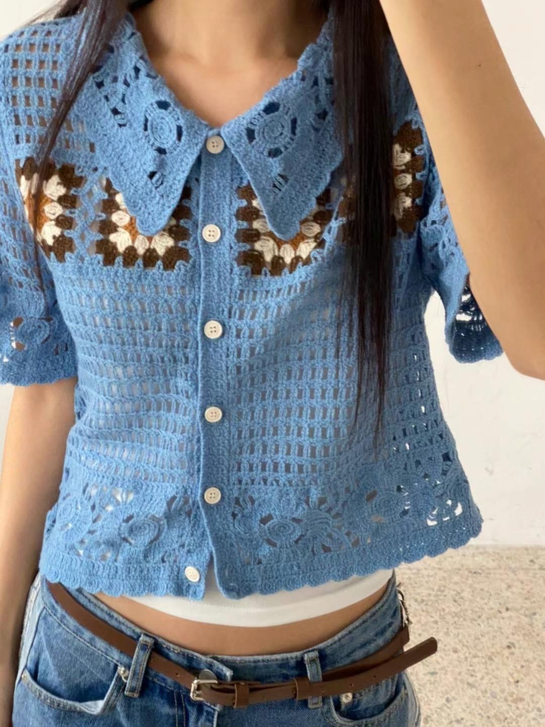 FLASH BACK直郵韓國代購㊣女裝新品推薦人氣針織衫復古開衫NORMCORE針織衫