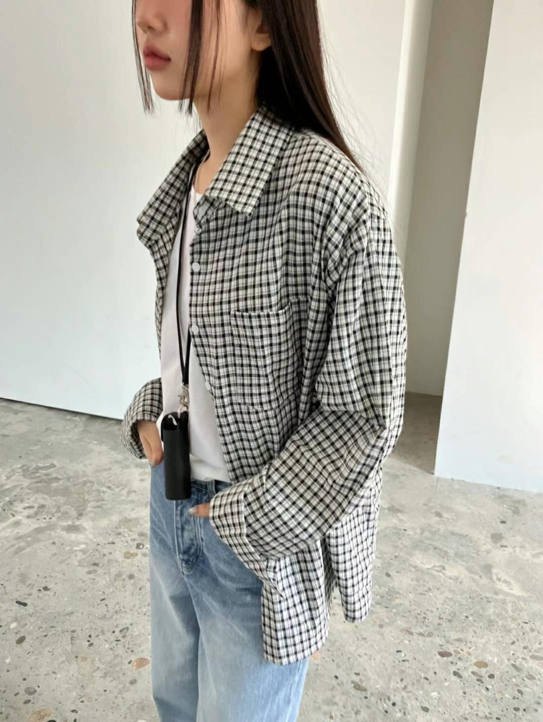 REGULAR韓國直郵㊣東大門實拍女裝新品推薦25春夏襯衫蕾絲衫REGULAR襯衫/蕾絲衫