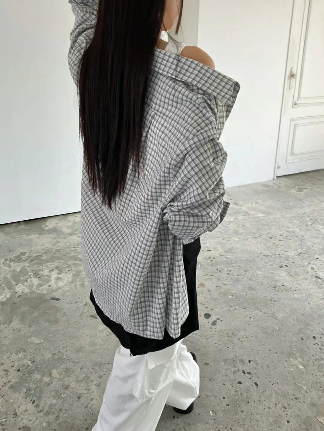 REGULAR韓國直郵㊣東大門實拍女裝新品推薦25春夏襯衫蕾絲衫REGULAR襯衫/蕾絲衫
