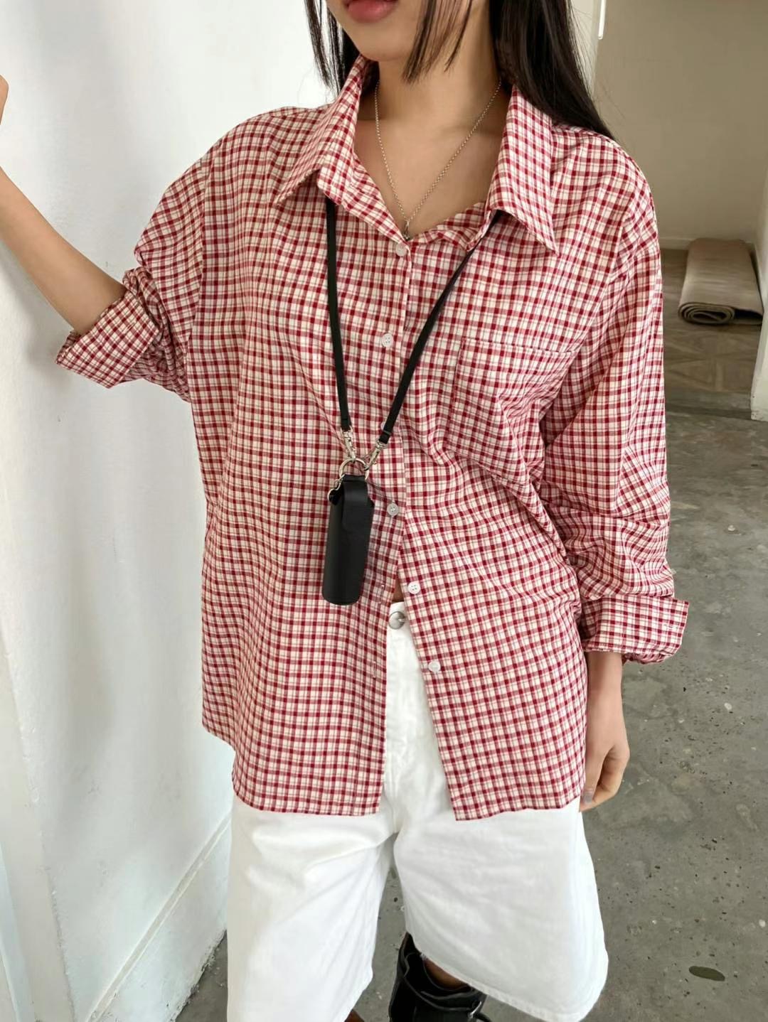 REGULAR韓國直郵㊣東大門實拍女裝新品推薦25春夏襯衫蕾絲衫REGULAR襯衫/蕾絲衫