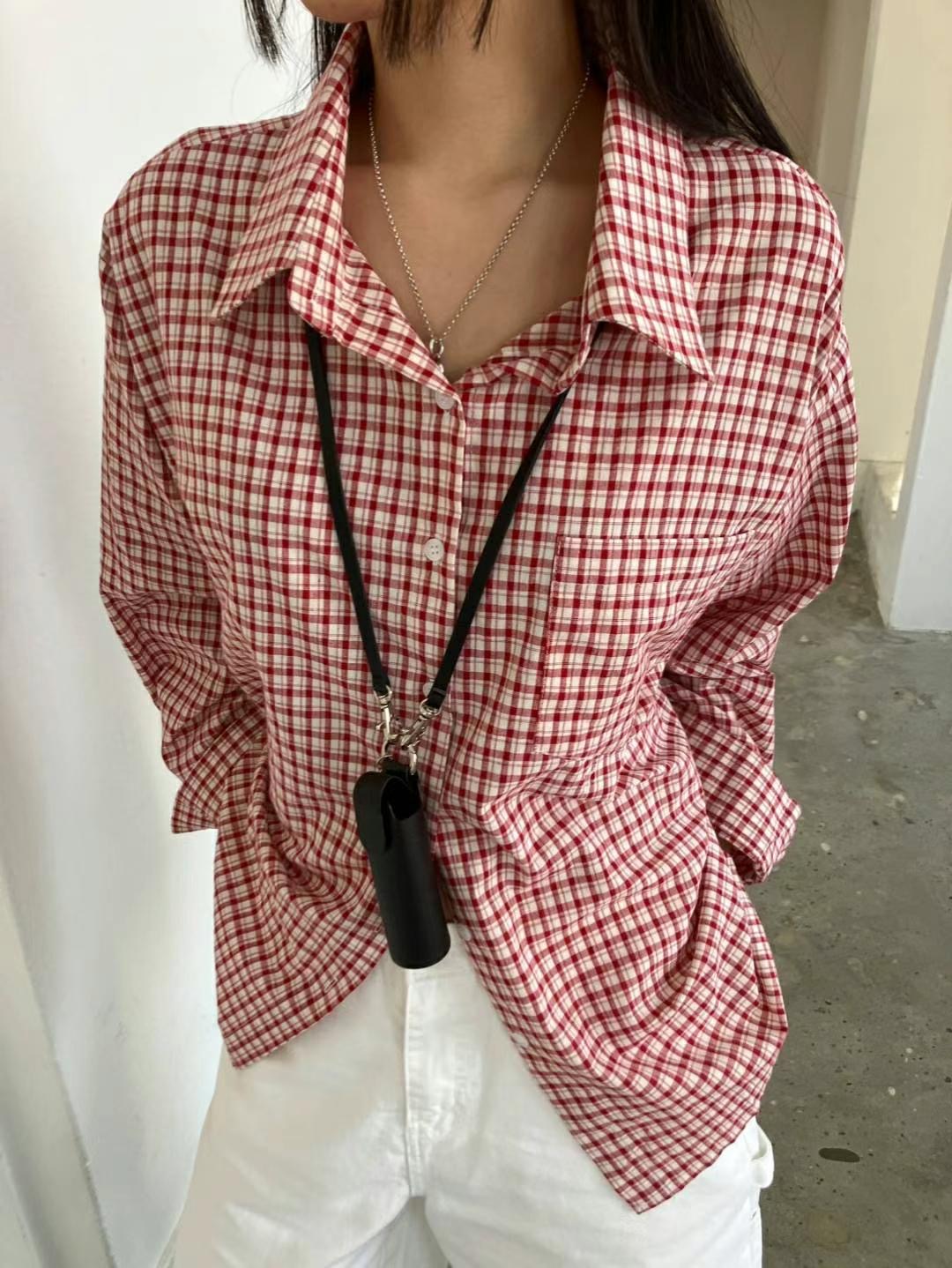 REGULAR韓國直郵㊣東大門實拍女裝新品推薦25春夏襯衫蕾絲衫REGULAR襯衫/蕾絲衫圖色3