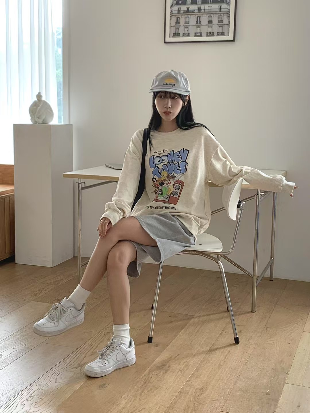AMIABLE韓國直郵㊣東大門實拍女裝新品25春夏熱賣時尚推薦衛衣AMIABLE衛衣
