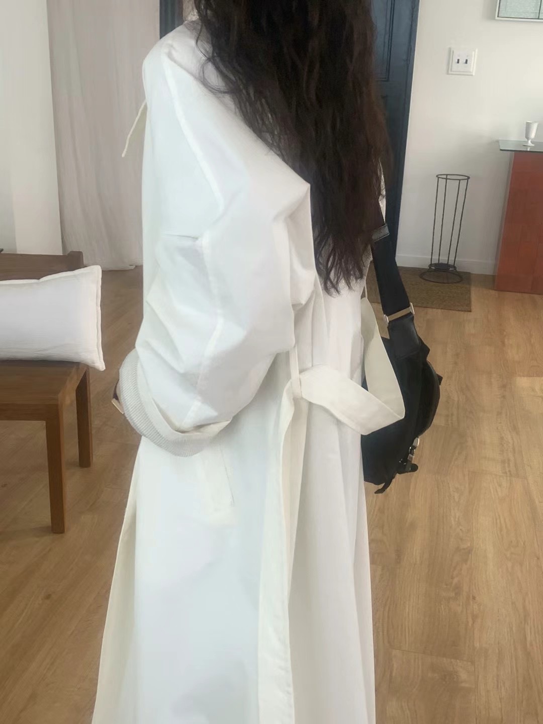 BABER直郵韓國代購㊣女裝新品25春夏休閑推薦時尚人氣長款風衣BABER長款風衣