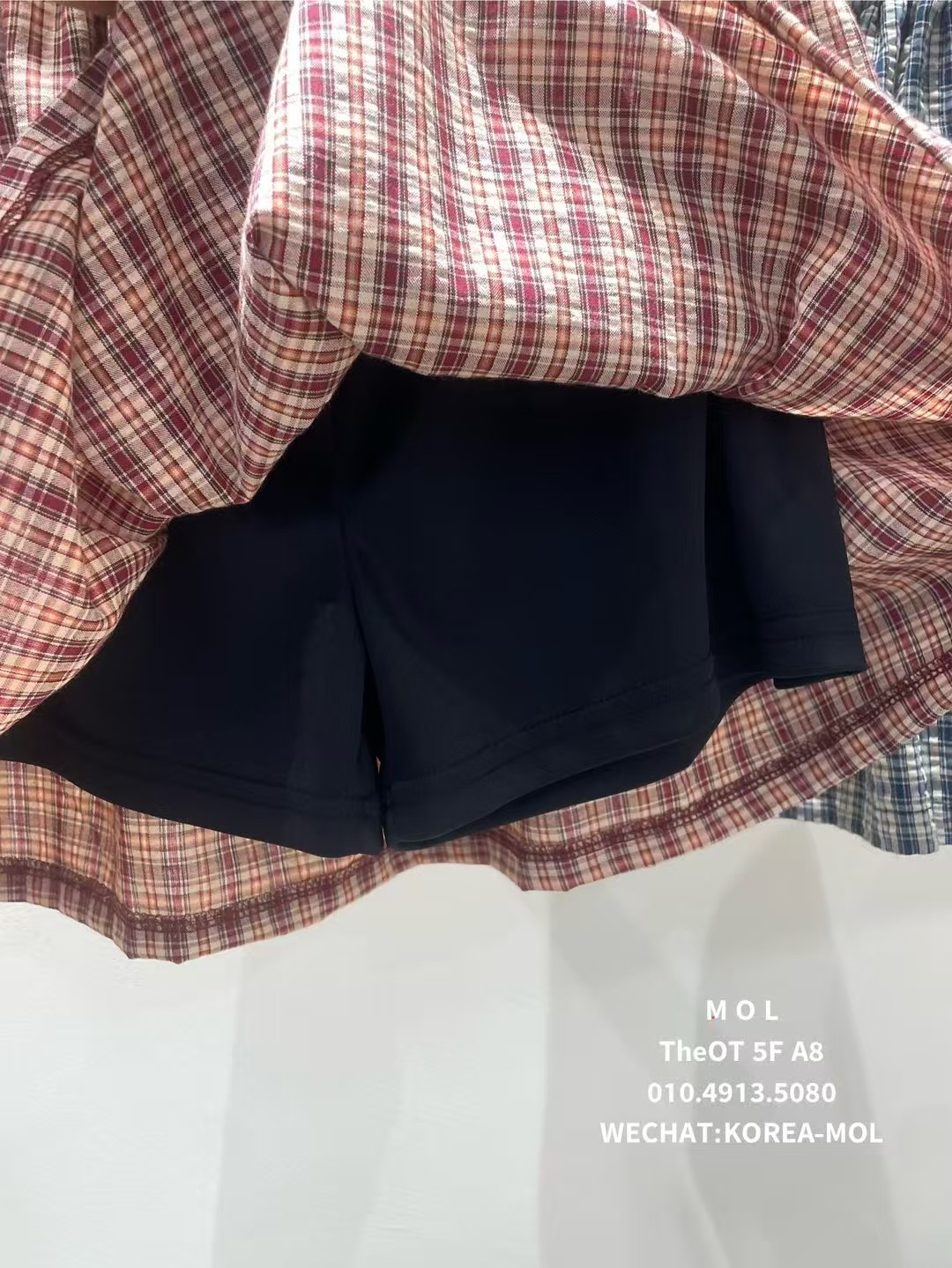 MOL韓國直郵㊣東大門實拍女裝新款熱賣休閑推薦人氣25春夏短裙MOL短裙