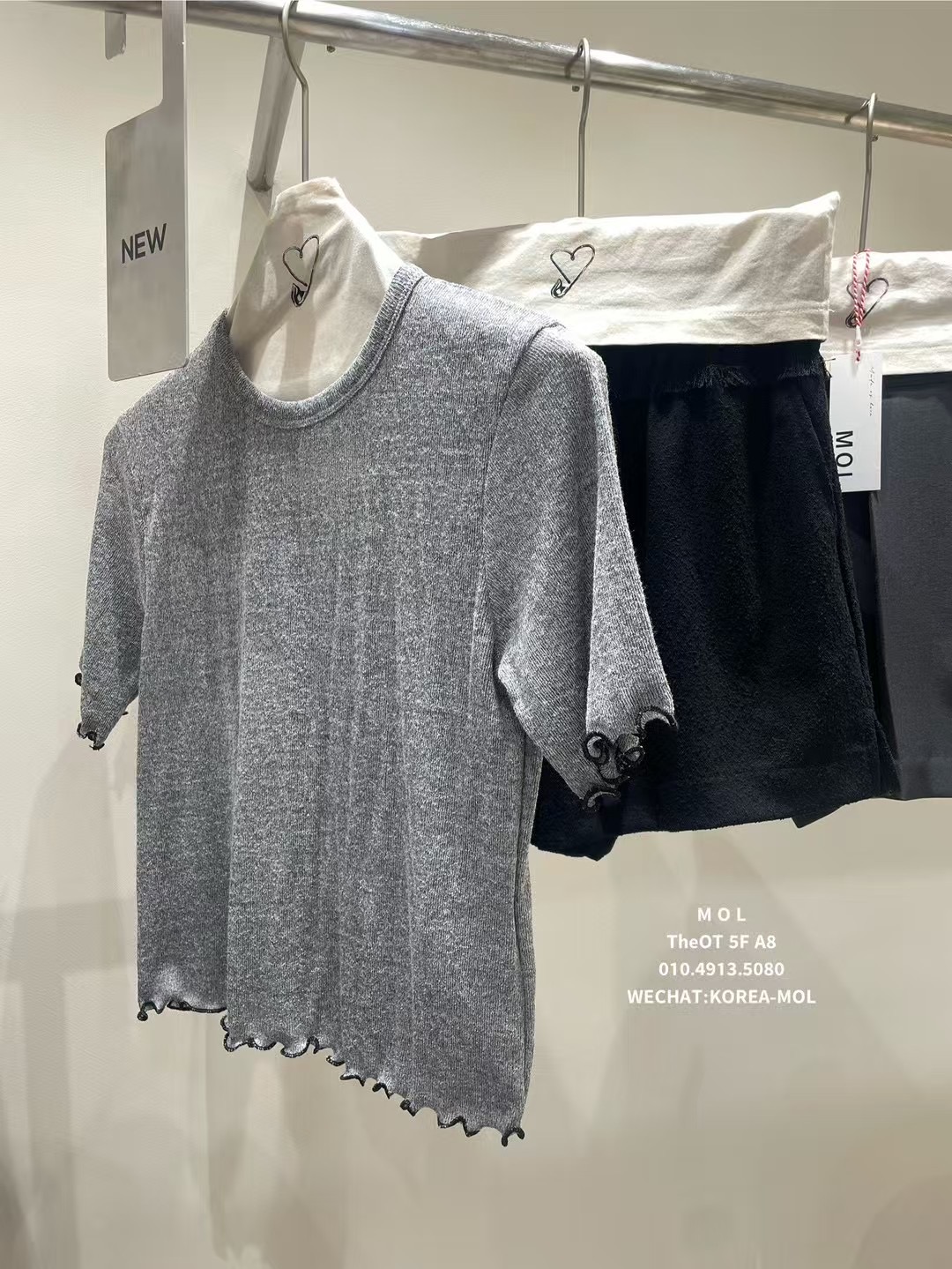 MOL直郵韓國代購㊣女裝新品熱賣人氣25春夏時尚休閑吊帶背心MOL吊帶/背心