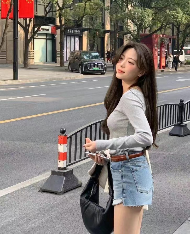 SOMETHINGELSE直郵韓國代購㊣女裝新品休閑時尚推薦長袖T恤SOMETHINGELSE長袖T恤