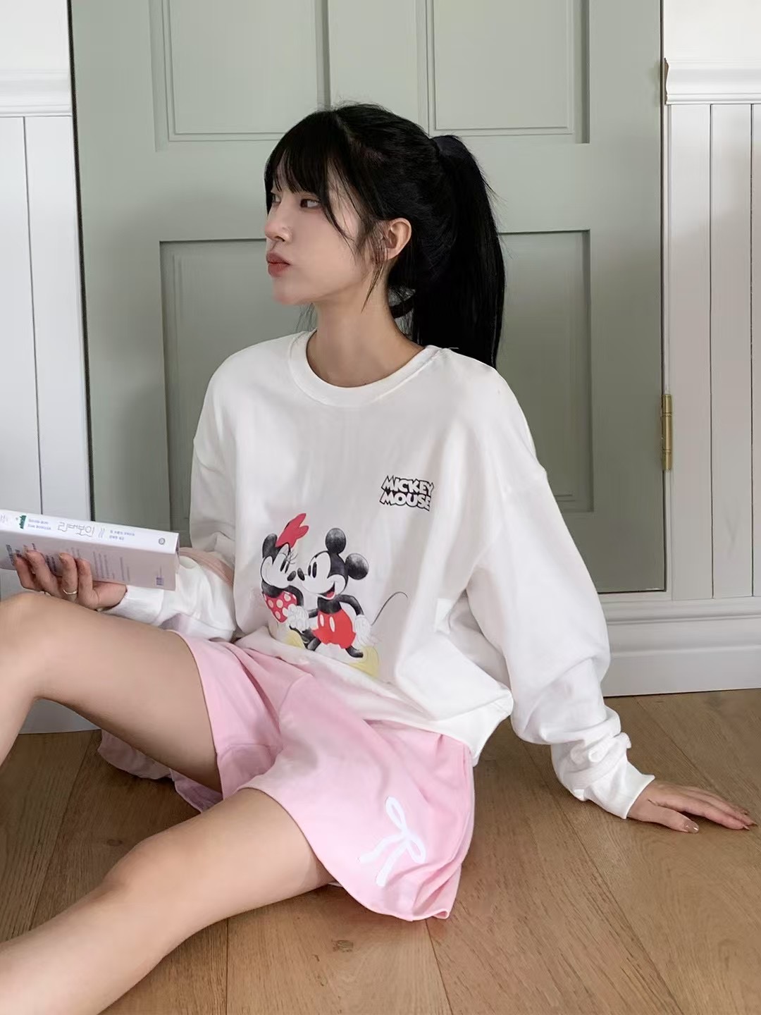 AMIABLE韓國㊣直郵東大門代購女裝新品25春夏熱賣休閑推薦衛衣AMIABLE衛衣