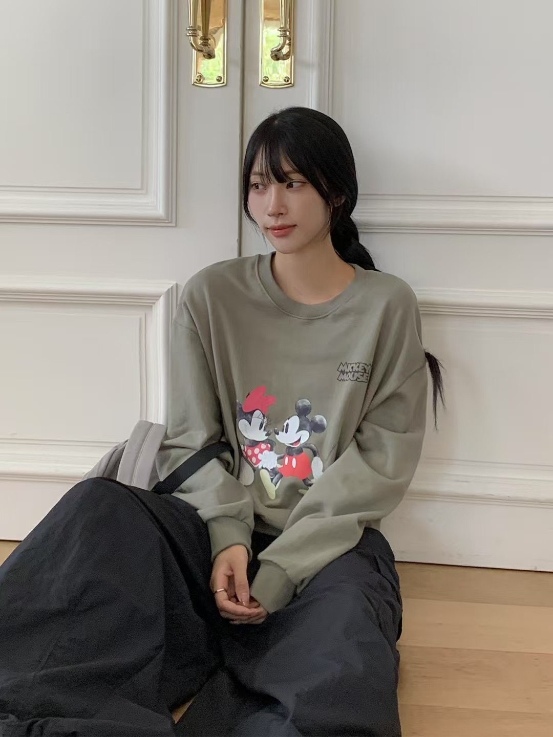 AMIABLE韓國㊣直郵東大門代購女裝新品25春夏熱賣休閑推薦衛衣AMIABLE衛衣