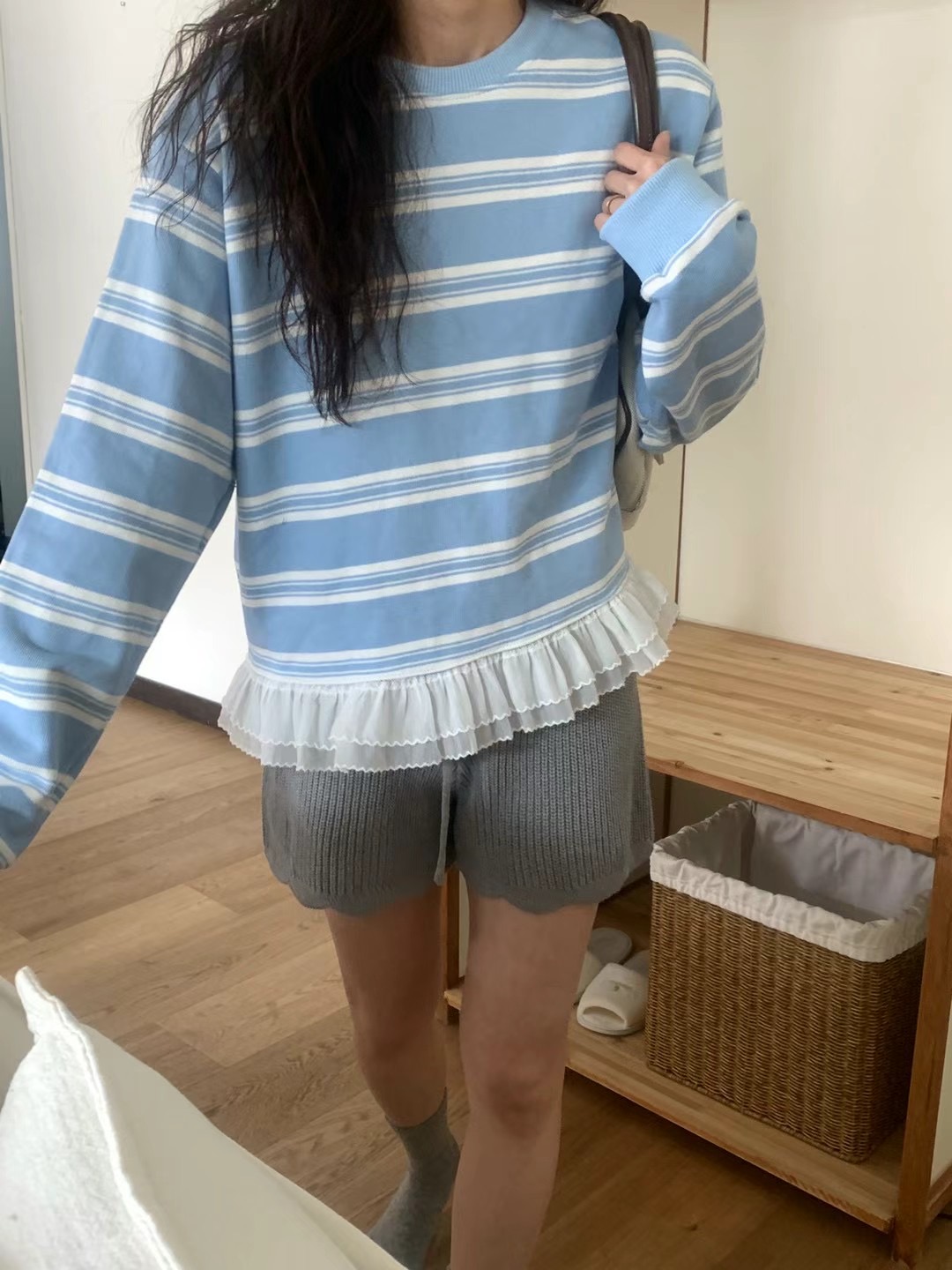 BABER韓國㊣直郵東大門代購女裝新品休閑推薦25春夏熱賣衛衣BABER衛衣