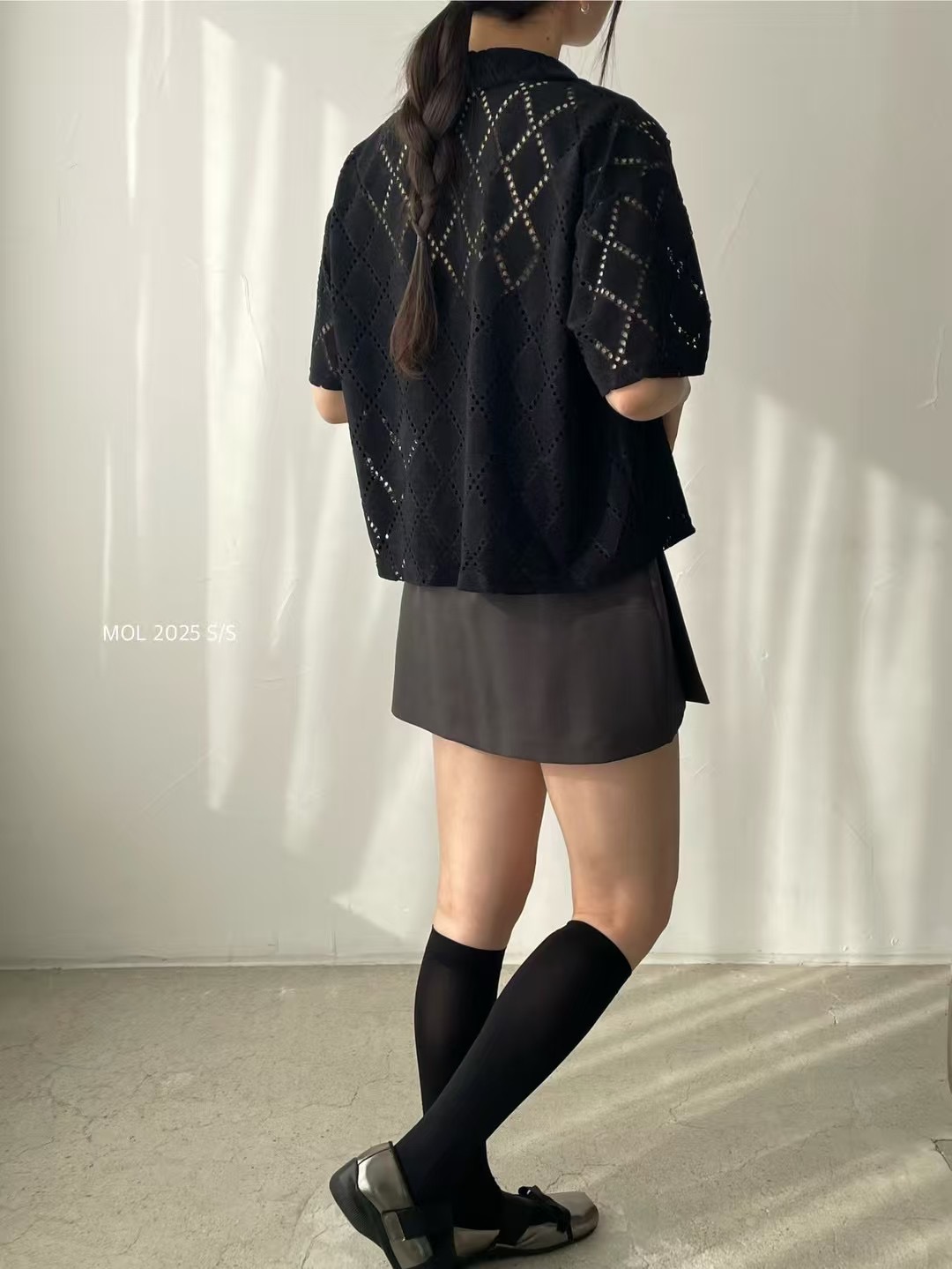 MOL韓國直郵㊣東大門實拍女裝新品推薦休閑時尚熱賣襯衫蕾絲衫MOL襯衫/蕾絲衫