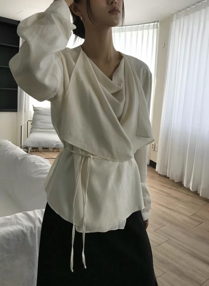 BABER韓國直郵㊣東大門實拍女裝新品25春夏人氣熱賣襯衫蕾絲衫BABER襯衫/蕾絲衫