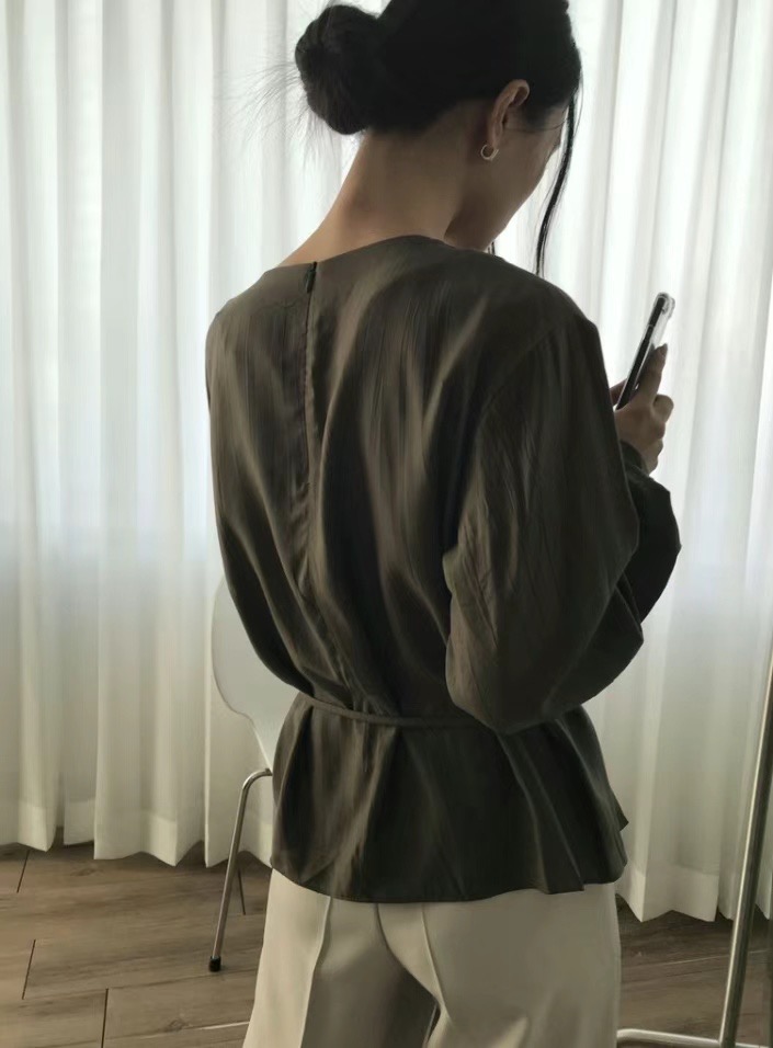 BABER韓國直郵㊣東大門實拍女裝新品25春夏人氣熱賣襯衫蕾絲衫BABER襯衫/蕾絲衫