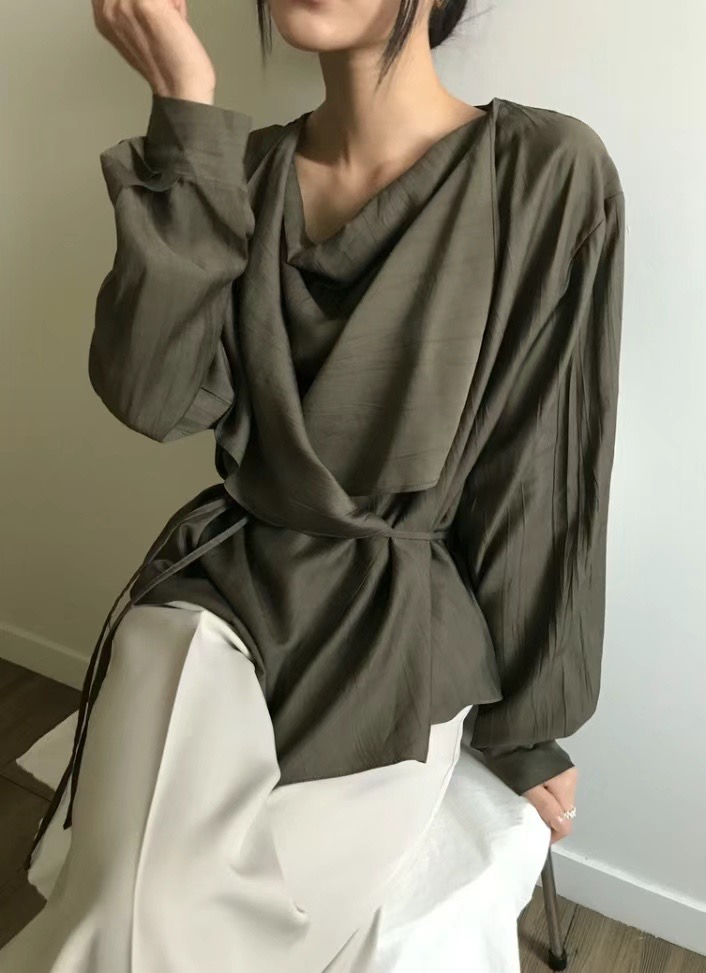 BABER韓國直郵㊣東大門實拍女裝新品25春夏人氣熱賣襯衫蕾絲衫BABER襯衫/蕾絲衫