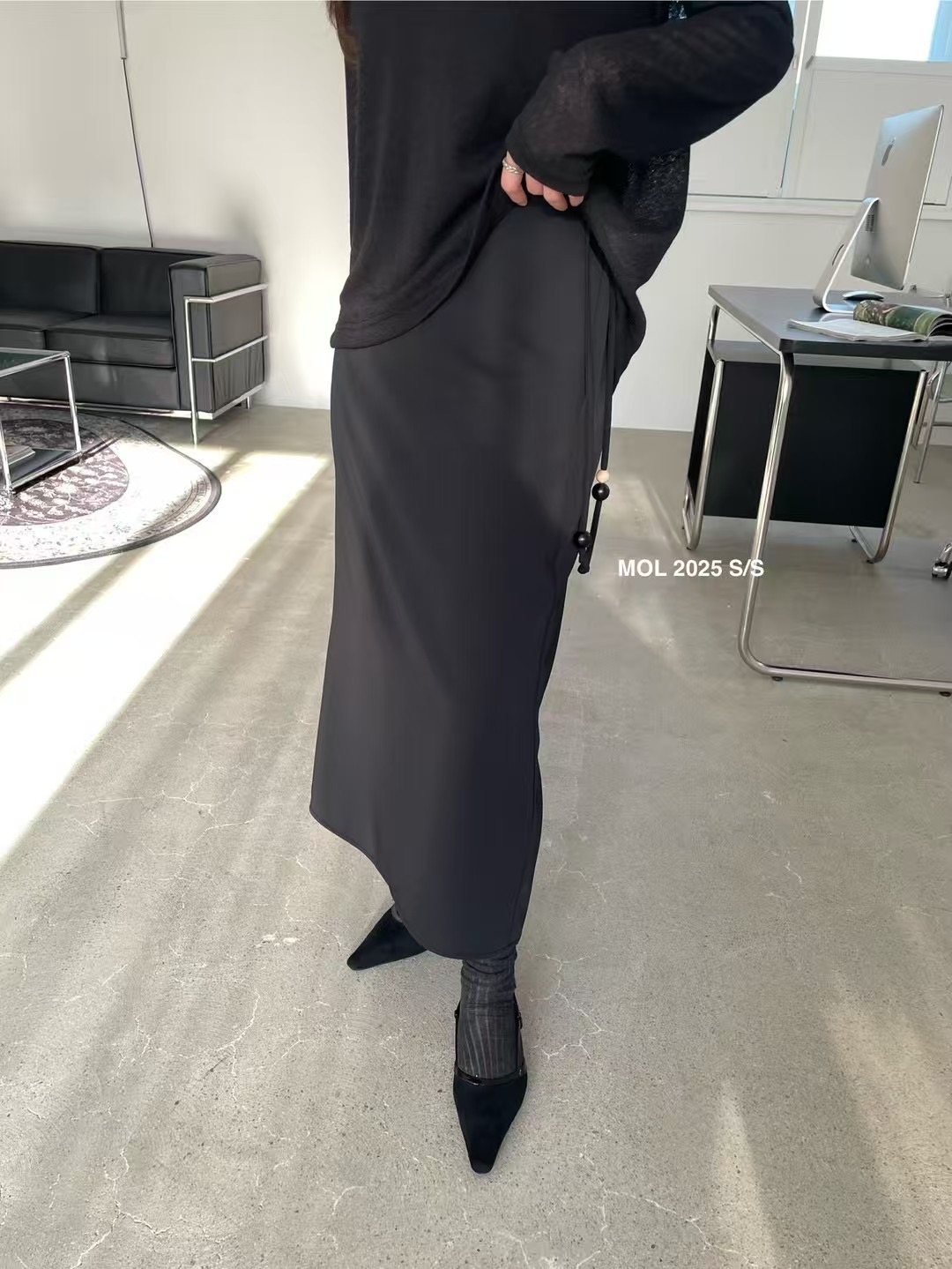 MOL韓國直郵㊣東大門實拍女裝新品25春夏時尚人氣休閑推薦長裙MOL長裙