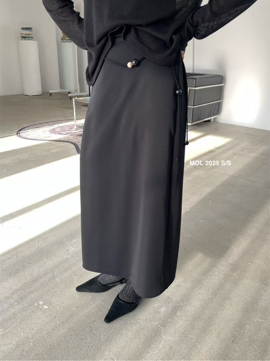 MOL韓國直郵㊣東大門實拍女裝新品25春夏時尚人氣休閑推薦長裙MOL長裙